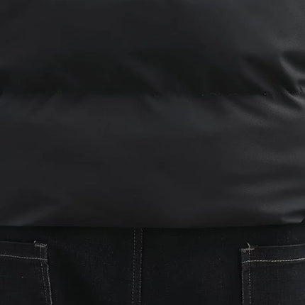 2026 Men's Lightweight Down Jacket - Windproof Sleeveless Winter Casual Coat - Thick and Warm Waist Cover - Street Style