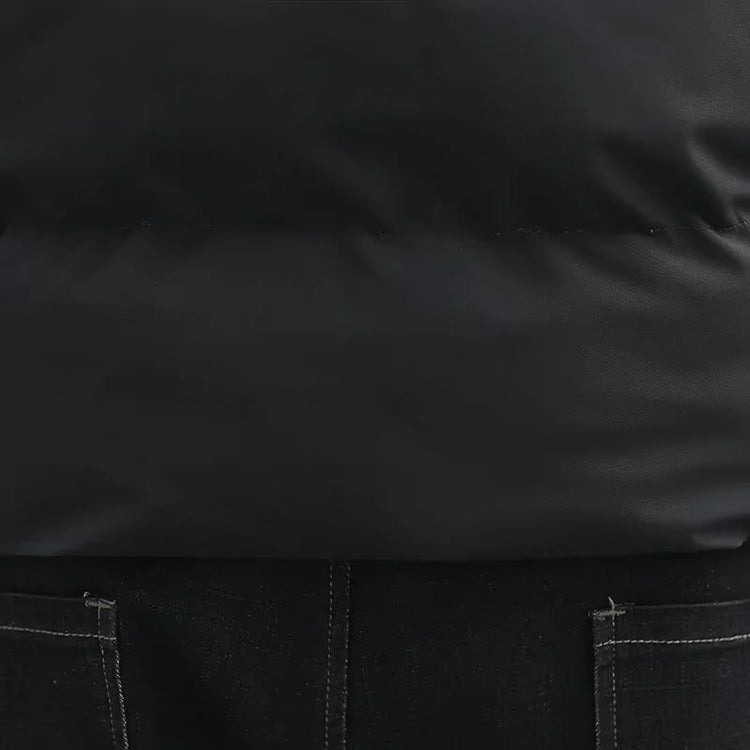 2026 Men's Lightweight Down Jacket - Windproof Sleeveless Winter Casual Coat - Thick and Warm Waist Cover - Street Style