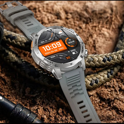 2025 Uomini Schermo AMOLED da 1,7 pollici Astuto Della Vigilanza 1000mAh Batteria Frequenza Cardiaca Chiamata Bluetooth NFC GPS Tracker Sport Fitness Orologi Nuovo platinumshop