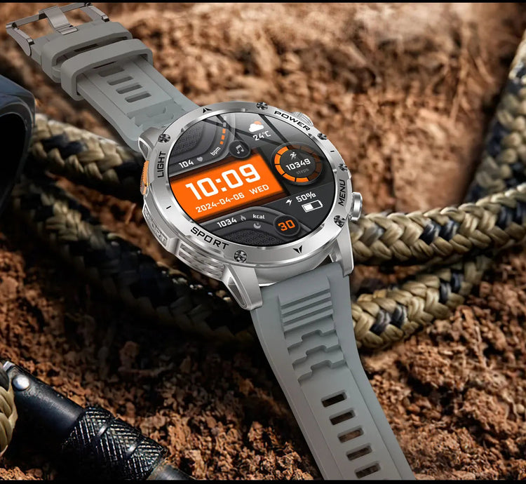 2025 Uomini Schermo AMOLED da 1,7 pollici Astuto Della Vigilanza 1000mAh Batteria Frequenza Cardiaca Chiamata Bluetooth NFC GPS Tracker Sport Fitness Orologi Nuovo platinumshop