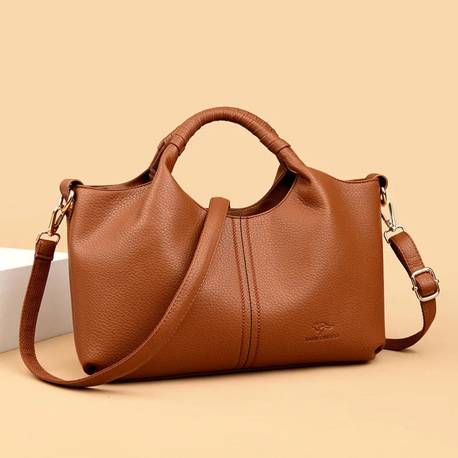 Trendy Crossbody Bag for Women Urban Minimalist Style PU Material Medium Size Zipper Opening Soft Shape Square Daily Match PlatiNum
