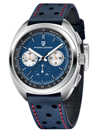 PAGANI DESIGN Orologi da uomo Retro Panda Quadrante Orologio al quarzo da uomo Giappone VK63 Cronografo Vetro zaffiro Orologio da polso da uomo 2024 Nuovo