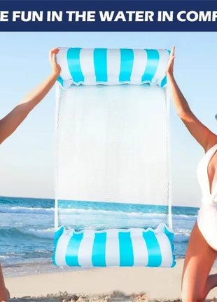 Amaca gonfiabile per piscina galleggiante Amaca per adulti Amaca per acqua per adulti 4 in 1, sella, deriva, lettino, galleggianti Zattere Piscina Lago Spiaggia