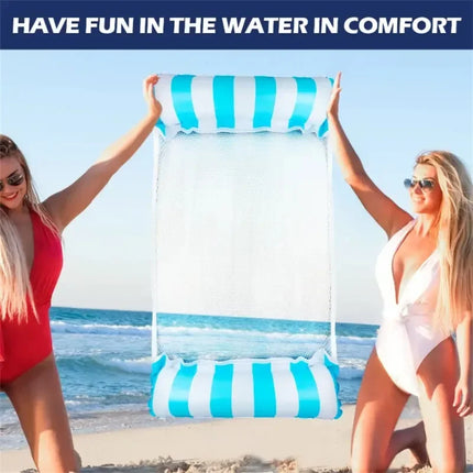 Amaca gonfiabile per piscina galleggiante Amaca per adulti Amaca per acqua per adulti 4 in 1, sella, deriva, lettino, galleggianti Zattere Piscina Lago Spiaggia