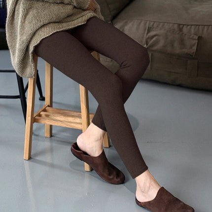 High-quality Sheep Hot Sales Leggings Women Autumn Winter Wool Long Elastic Ladies Fashionable Versatile Basic Style Warm Pants PlatiNum