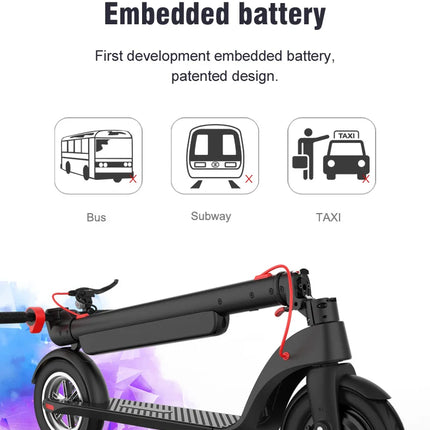 Monopattino Elettrico con Ruote da 10 Pollici, 36V 350W, Capacità 100kg, Autonomia 45km, Pieghevole, per Adulti, Uso Urbano, Portatile, Guida Fluida, Alta Capacità di Carico, Veicolo Elettrico Portatile
