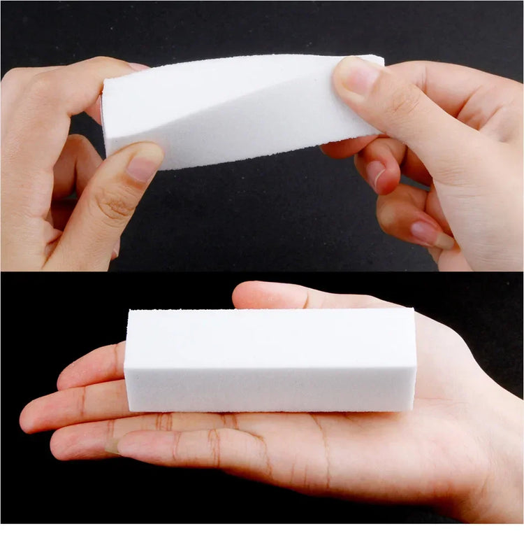5/10/15/20Pcs Nail Buffer Professional Nail File Polisher Block Manicure Pedicure Files Sanding Polishing Sponge Nail Art tools 2028