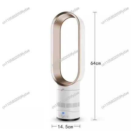 Ventilatore senza foglie, ventilatore elettrico domestico, senza pagine, circolazione, testata del letto, desktop da pavimento