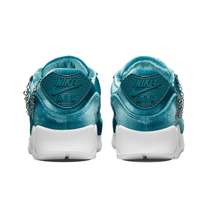 Nike Air Max 90 Split Suede Scarpe da Corsa Casual a Profilo Basso per Donna Verde Lago DO2194-001
