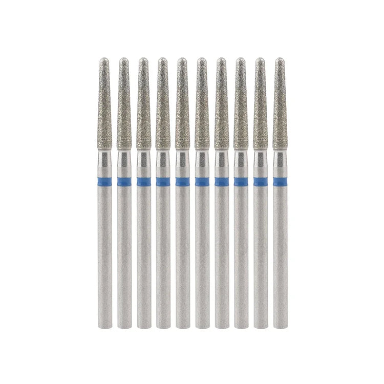10Pcs Diamond Milling Cutter For Manicure Electric Nail Drill Bits Accessory Pedicure Machine Nail File Gel Remover Tool uñas Accesorios Y Herramientas