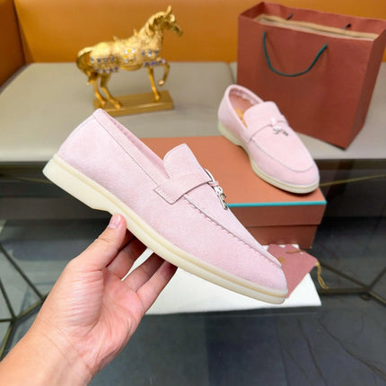 Mocassini da uomo in pelle scamosciata, mocassini classici slip-on con fibbia in metallo, suola morbida antiscivolo, calzature casual leggere per camminare, comode scarpe casual da lavoro per l'ufficio, la guida e l'uso quoti