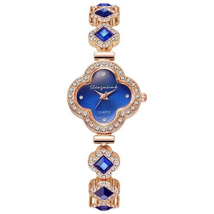LByzHan Orologio da donna vintage con diamanti e piccolo polso verde senza scatola platinumshop