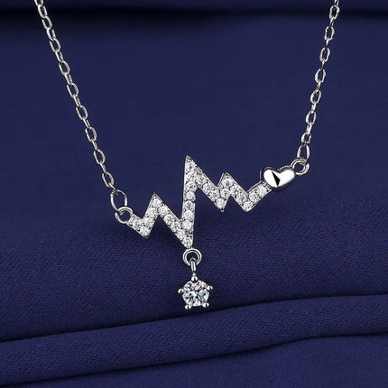 925 Sterling Silver Necklace For Women Round Pendent Sparkling Pave CZ Necklace Fashion Anniversary Birthday Jewelry Gifts N325 PlatiNum
