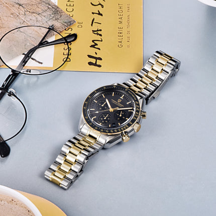 PAGANI DESIGN 2026 Nuovo Orologio da Uomo di Lusso con Vetro Zaffiro AR, Cronografo Sportivo con Quadrante Tachimetro 500, in Acciaio 316L, Luminoso