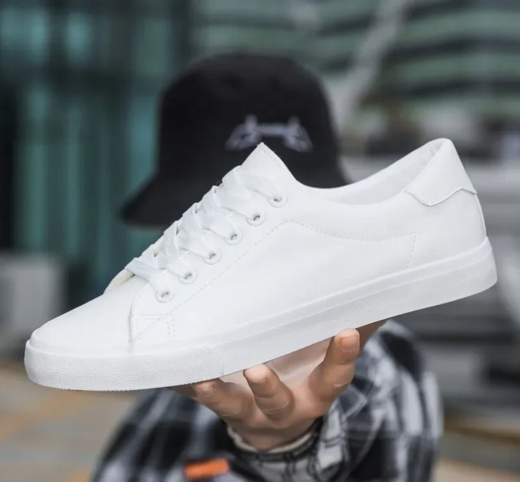 Classic Men Leather Casual Shoes High Quality Comfortable Platform Sneakers Men Flats Shoe Loafers British Jogging Shoe Hot Sale
