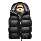 brand Men Vest down waistcoat winter sleeveless jacket men's lightweight waistcoat thick Sleeveless warm Waistcoat Man