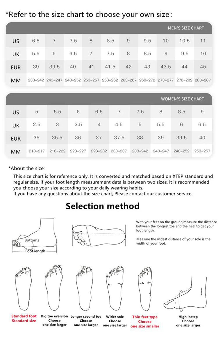 Xtep Running Shoes For Men Breathable Wear-Resistant Men's Sports Shoes Lightweight Jogging Cushioning Sneakers 877119110026 PlatiNum