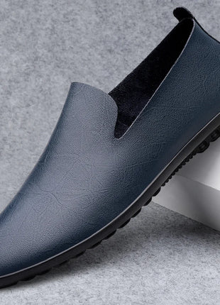 Scarpe da uomo in vera pelle Casual formali mocassini da uomo mocassini estate italiana traspirante Slip on scarpe da barca maschili Over Size 50 51