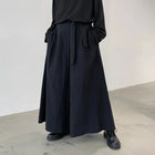 Pantaloni Hakama Samurai Giapponesi, Pantaloni Casual Oversize da Uomo Stile Harajuku, Pantaloni Cinesi Hanfu Tang, Uniformi da Kendo Maschili
