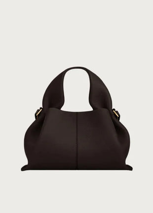 Borsa tote classica in tinta unita da donna, comoda ed elegante, stile vintage