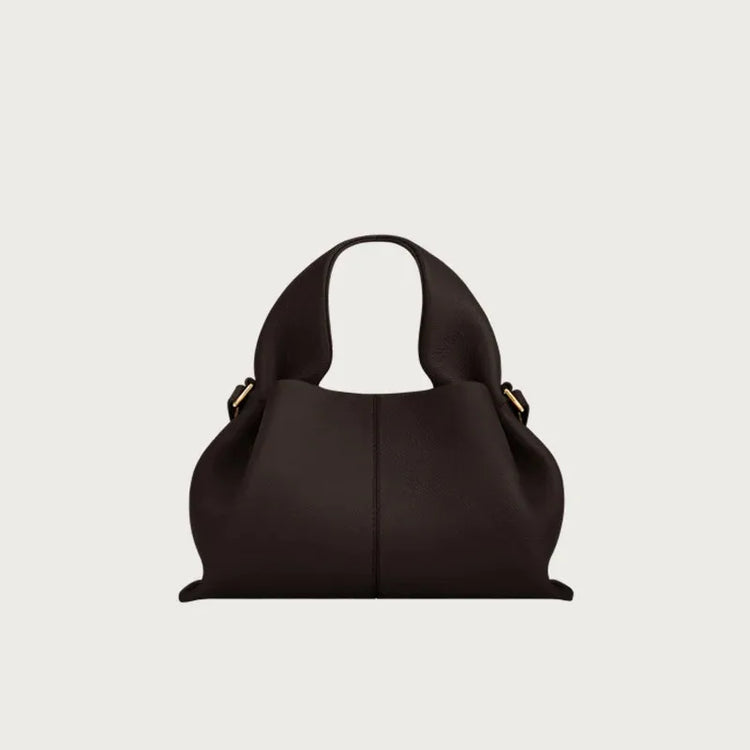 Borsa tote classica in tinta unita da donna, comoda ed elegante, stile vintage