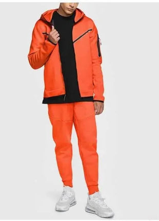 Men's Tracksuits Sports Suit Cotton Brand Tech Fleece Good Quality Hoodie Male Training Wear Sweatshirt Set Sweatpants PlatiNum