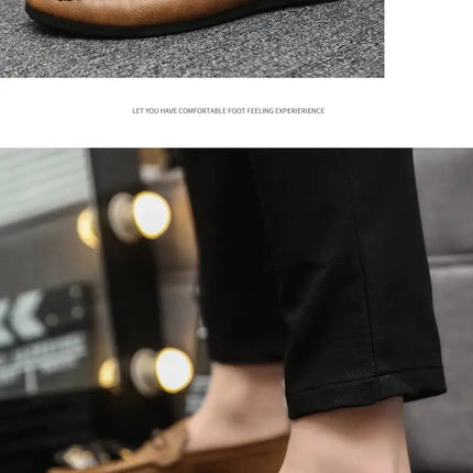 Mocassini da Uomo di Lusso in Pelle PU, Moda Casual, Nuovi Modelli 2026, Comodi e di Alta Qualità, Scarpe da Guida e Sneakers