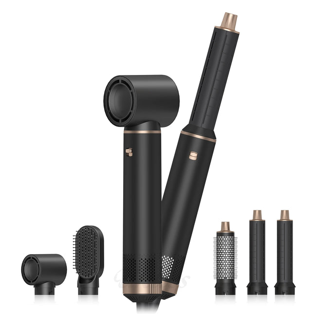 5 in 1 Hair Dryer Hot Comb Set Professional Curling Iron Hair Straightener Styling Tool For Professional Hair Dryer Household