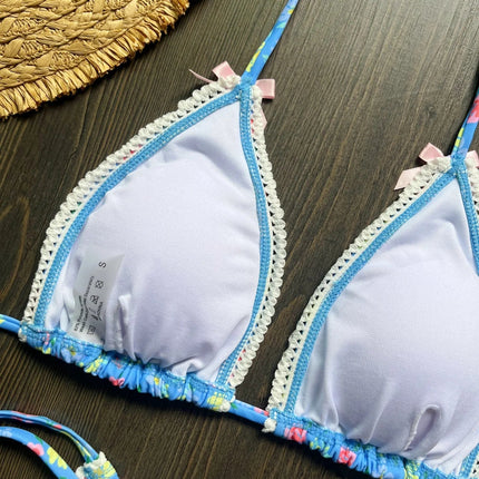 Micro Bikini Push Up Costumi da bagno donna 2025 Costumi da bagno femminili sexy Bikini brasiliano Perizoma Biquini Costumi da bagno Stampa Beachwear platinumshop