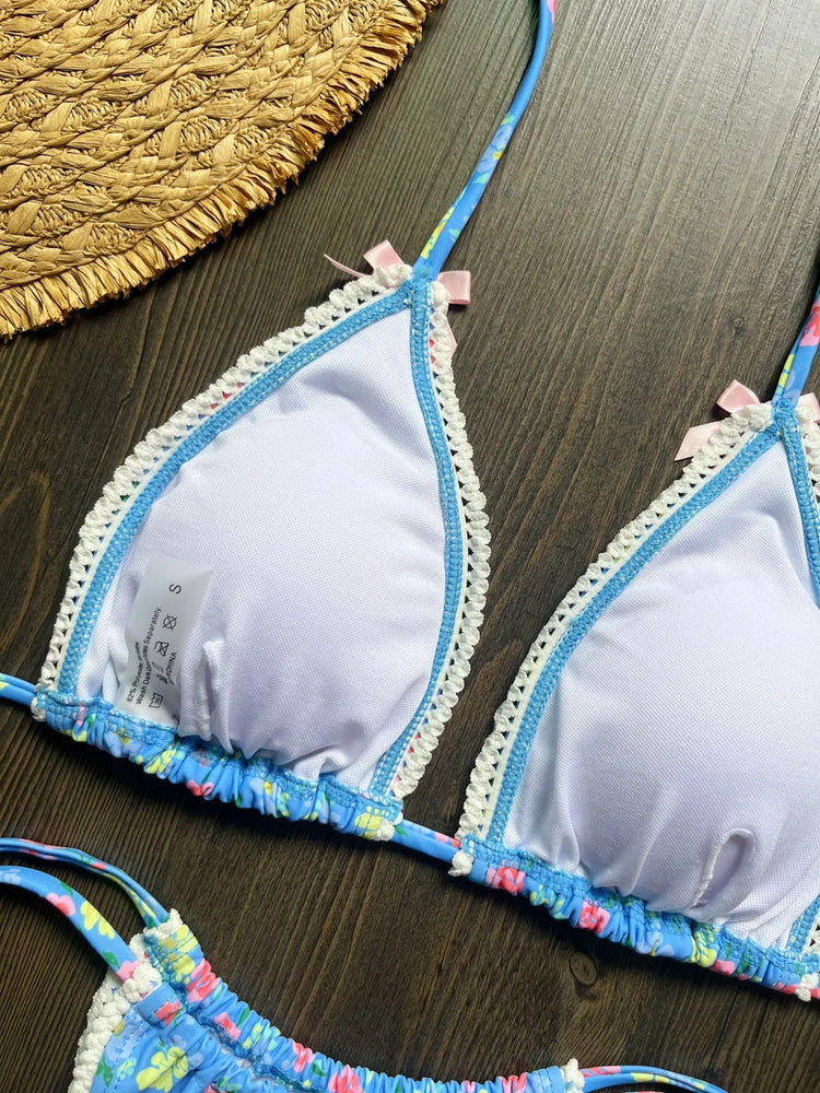 Micro Bikini Push Up Costumi da bagno donna 2025 Costumi da bagno femminili sexy Bikini brasiliano Perizoma Biquini Costumi da bagno Stampa Beachwear platinumshop