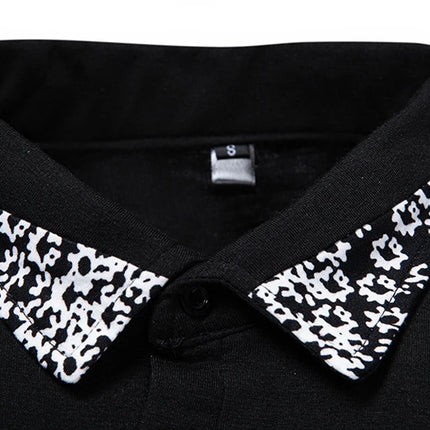 Men's Summer Short Sleeve Polo Shirt, Lapel Collar T-shirt, Solid Color, Sports T-shirt T15