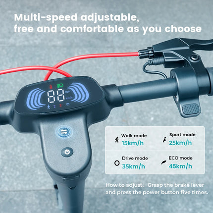 IScooter i10Pro Scooter elettrico da 10 pollici 800W 15Ah Scooter 45 km/h monopattino elettrico 60KM gamma potenti Scooter con APP