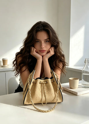 Borsa a tracolla classica multiuso in pelle sintetica effetto grano, con tracolla regolabile e manico, ideale per l'ufficio, lo shopping e l'uso quotidiano da donna