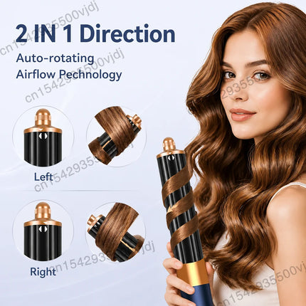 7-in-1 Multifunctional Hair Dryer 110,000 RPM High-Speed Hair Care Negative Ion Hair Dryer Quick Drying, Automatic Curling Set