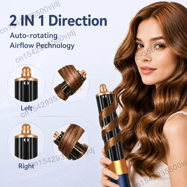 7-in-1 Multifunctional Hair Dryer 110,000 RPM High-Speed Hair Care Negative Ion Hair Dryer Quick Drying, Automatic Curling Set