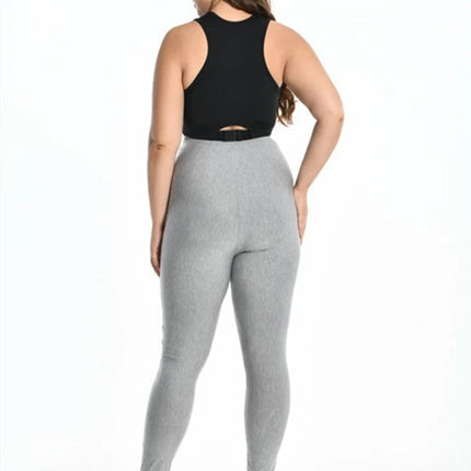 Solid Candy Color Leggings For Women 7XL 6XL 5XL Modal Cotton Large Size Ankle Legins Pants Grey Black White Pink Red Purple PlatiNum