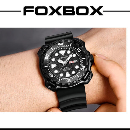Orologio da uomo LIGE 2026 alla moda, orologio sportivo di lusso con quadrante grande, impermeabile, luminoso, al quarzo, con datario, per uomo, marca Foxbox platinumshop