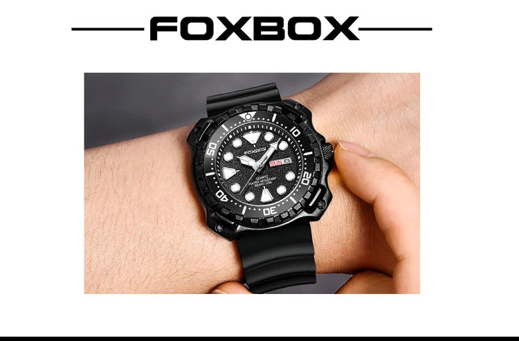 Orologio da uomo LIGE 2026 alla moda, orologio sportivo di lusso con quadrante grande, impermeabile, luminoso, al quarzo, con datario, per uomo, marca Foxbox platinumshop