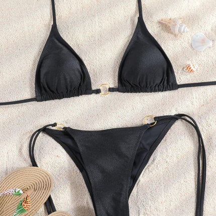Miyouj Nuovi Bikini Stampati Costumi da bagno Donna Costume da bagno sexy Fasciatura Bikini Set 2024 Beachwear String Costumi da bagno Micro Biquinis platinumshop