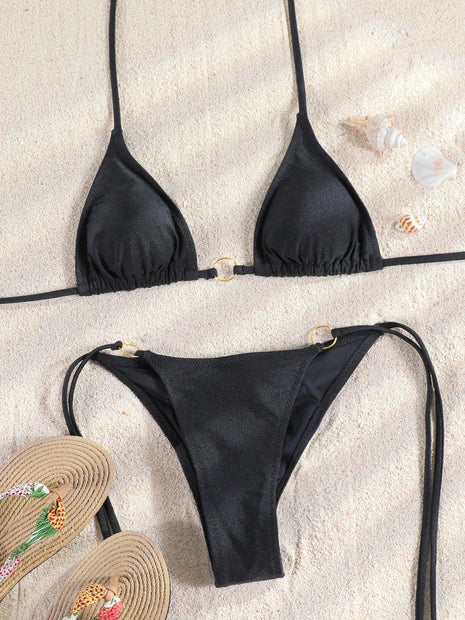 Miyouj Nuovi Bikini Stampati Costumi da bagno Donna Costume da bagno sexy Fasciatura Bikini Set 2024 Beachwear String Costumi da bagno Micro Biquinis platinumshop