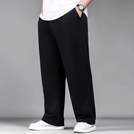 Plus Size Men Sweatshirt Sets Long Pants Sport Suits 5XL 6XL 7XL 100-180kg Autumn Winter Long Sleeve Tops Big Size Men Clothing PlatiNum