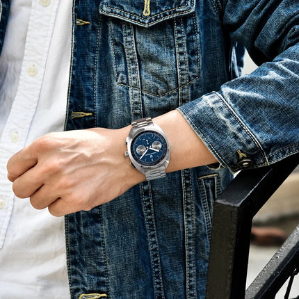 Orologio da uomo di lusso retrò 2026 PAGANI DESIGN Cronografo sportivo al quarzo VK63 con zaffiro AR impermeabile e cinturino in pelle