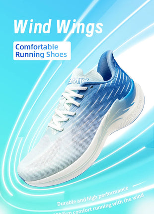 Scarpe da corsa con cuscino d'aria ONEMIX, sneakers sportive traspiranti per esterni, scarpe leggere da jogging e camminata PlatiNum