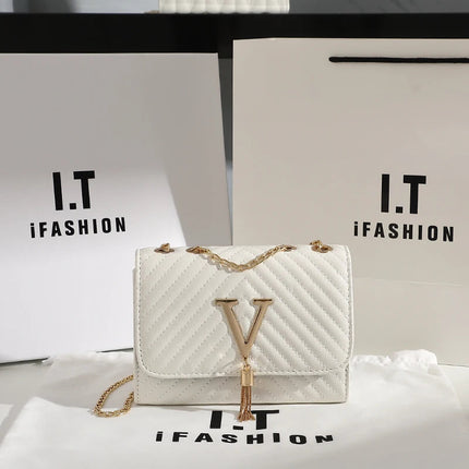 Embroidery Women Crossbody Bag Thread Luxury Handbag Shoulder Bags Brand Sequined Tassel Clutch Small Bag and Purse Party PlatiNum