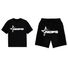 Y2K t-shirt Short Kpop Street Fashion Print Unisex manica corta top Casual pantaloncini larghi con coulisse pantalone donna uomo abbigliamento Tees