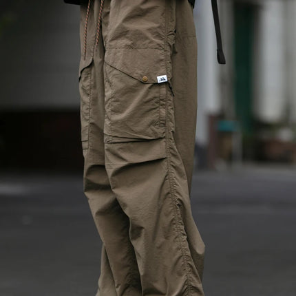 Spring Summer Korean Outdoor Functional Waterproof Cargo Pants For Men Clothing Harajuku Joggers Casual Breathable Pants Male