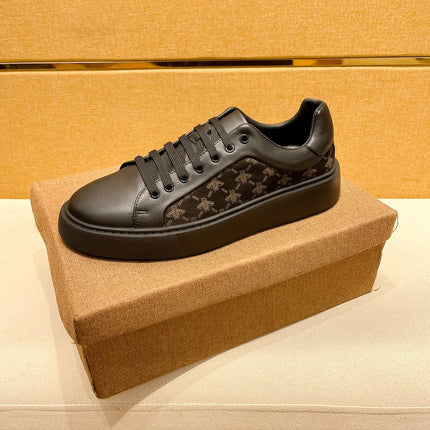 Men's Handmade Leather Lac-up Sport Shoes Comfortable Casual Design Sneakers Hot Sale Sports Footwear