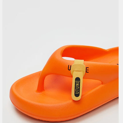 UTUNE 2026 NUOVE infradito da donna con suola spessa - sandali con plateau con altezza crescente, pantofole da spiaggia estive ammortizzate leggere
