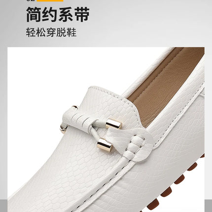 Scarpe casual da uomo nere classiche, comode scarpe basse in pelle PU da uomo, scarpe leggere senza lacci, scarpe da guida da uomo