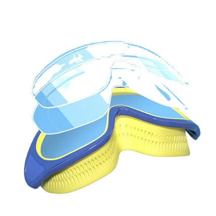 Kids Swim Goggles Caps Boys Girls Professional Diving Goggles Waterproof Anti-Fog Big Box